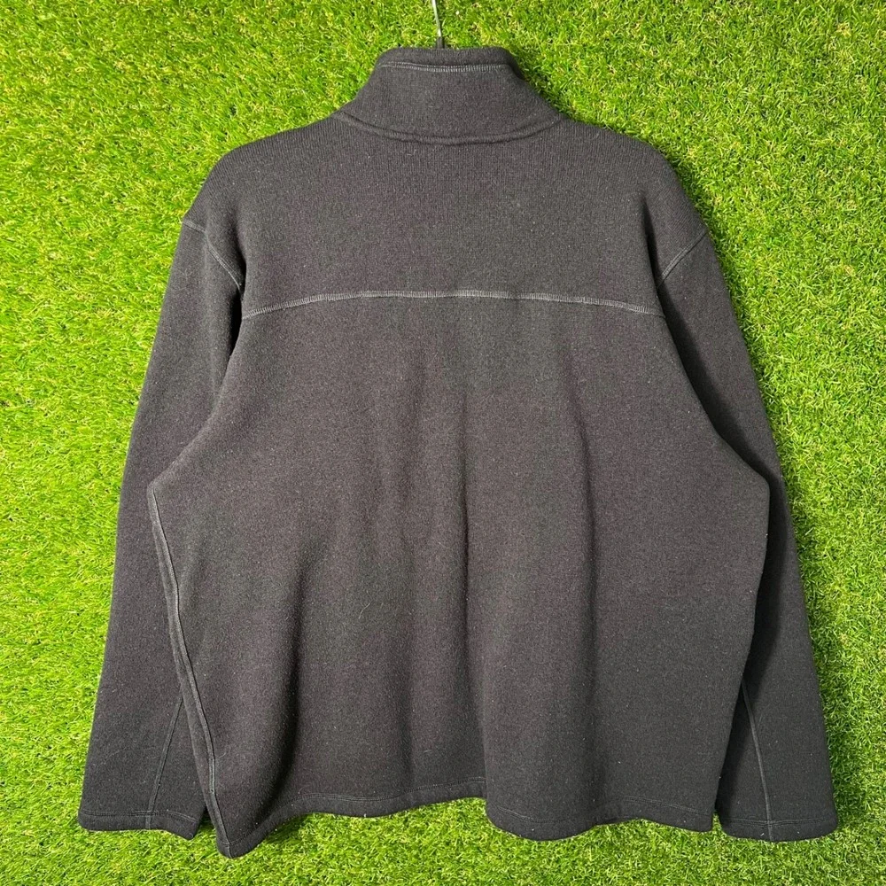 The North Face Mens Fleece Jacket Full Zip Black XL Regular Fit‎